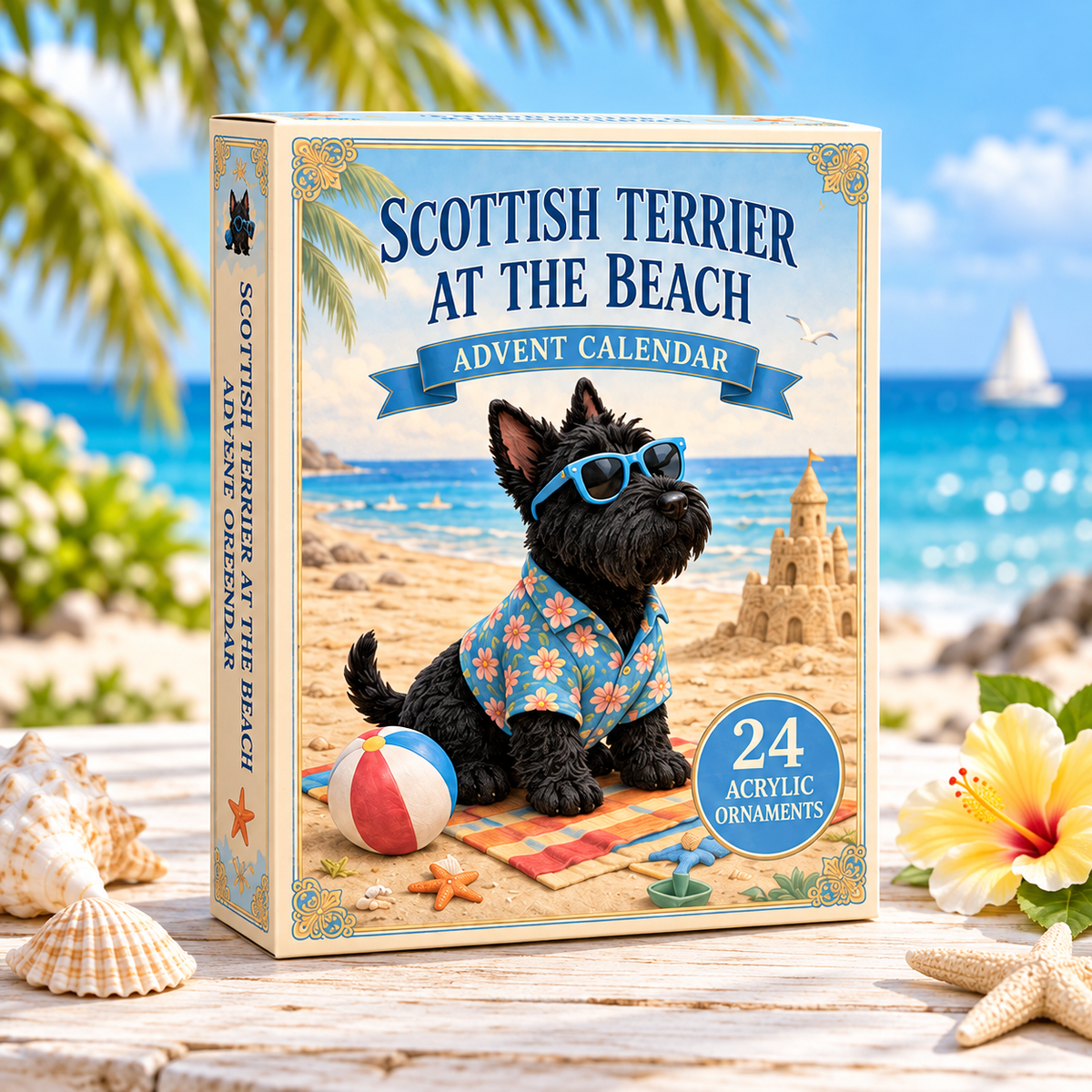Scottish Terrier Beach Advent Calendar 2026 - 24-Day Festive Countdown, Acrylic Charms Blind Box - Gift For Dog Lovers e8064200-c9a0-4aa1-85b1-a2034d266662-scottish-box.png