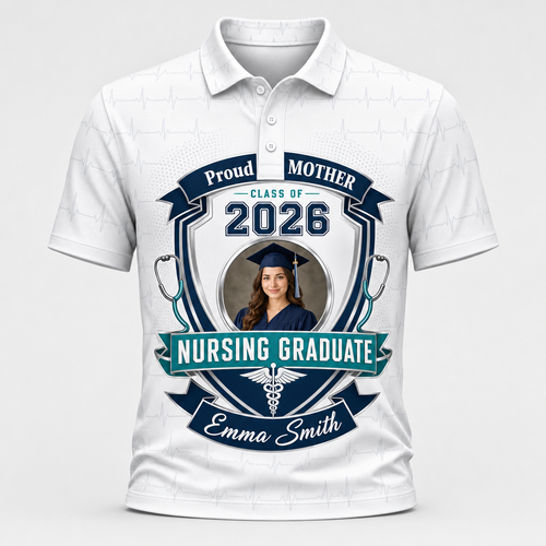 Proud Family of a Nursing Graduate — Photo Polo (Year & Name) - Personalized Polo shirt - All over printed e816cbdf-59d3-4d3a-a78a-2a56b68dd693.png