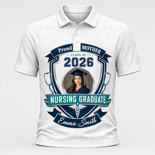 Proud Family of a Nursing Graduate — Photo Polo (Year & Name) - Personalized Polo shirt - All over printed e816cbdf-59d3-4d3a-a78a-2a56b68dd693.png