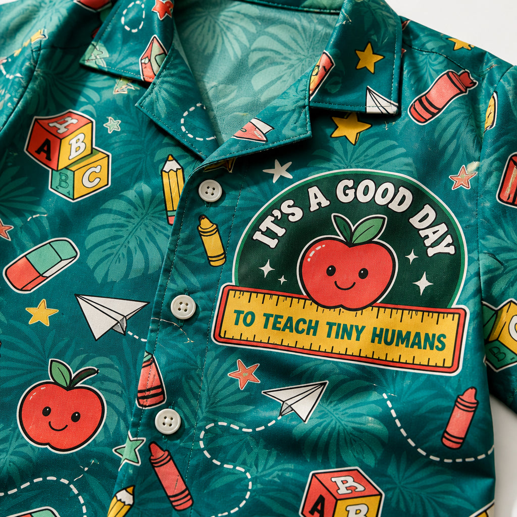 It’s a Good Day to Teach Tiny Humans - Kids Hawaiian Shirt - Hawaiian Kids Shirt - AOP e9612b26-df49-4e1a-8d09-e6df35fd9144.jpg