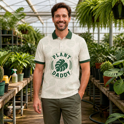 Plant Daddy Botanical Badge Polo - Polo shirt - All over printed e9cb85dc-f583-4a97-97c0-5864bb699590.jpg