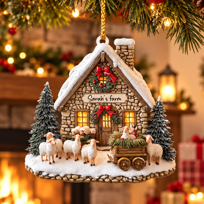 Personalized Sheep Farm 2D Flat Acrylic Ornament, Christmas Tree Decor, Gift For Farmer, Christmas Farm Home Decor ea997a67-f96b-47c9-b22c-532f4bc8e45b-banner-1.png