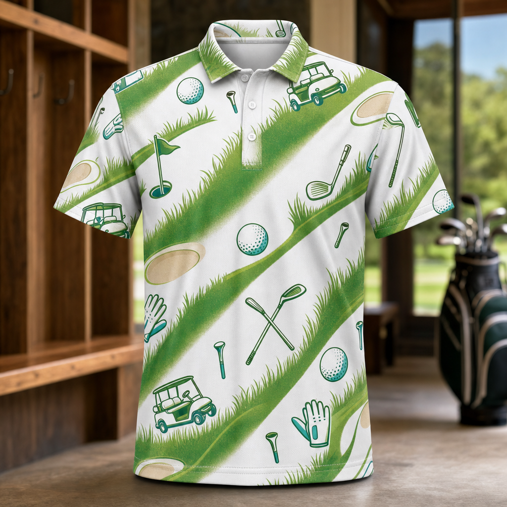Fairway Diagonals Golf AOP Polo - Polo shirt - All over printed eac73713-113a-4f74-85ec-9dd24b643227.png