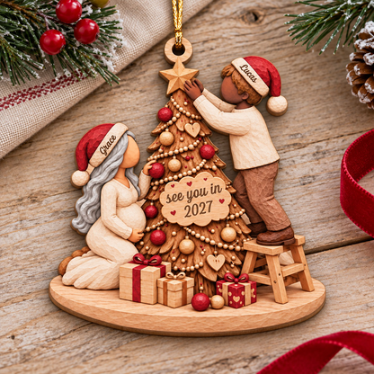 See You in 2027 Expecting Couple 1 Layer Wood Ornament - Personalized Gifts for New Parents eb1ad927-97c0-4b78-9eff-d63612194192-t-i-xu-ng-37-.png