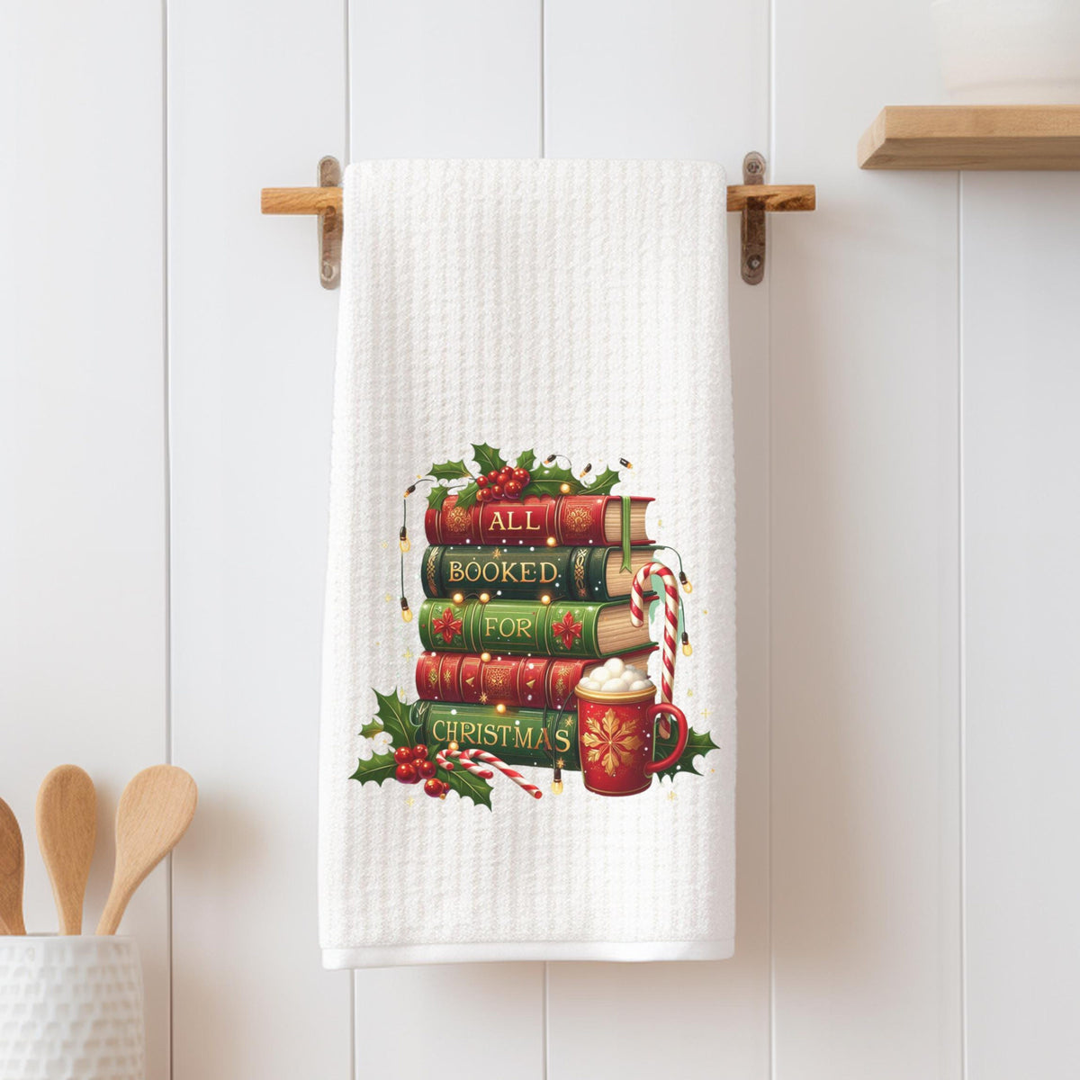 Christmas Kitchen Towel - Book Club Gifts for Book Lovers eb3ca1b4-273a-4672-8044-7639837b8c80-4.jpg