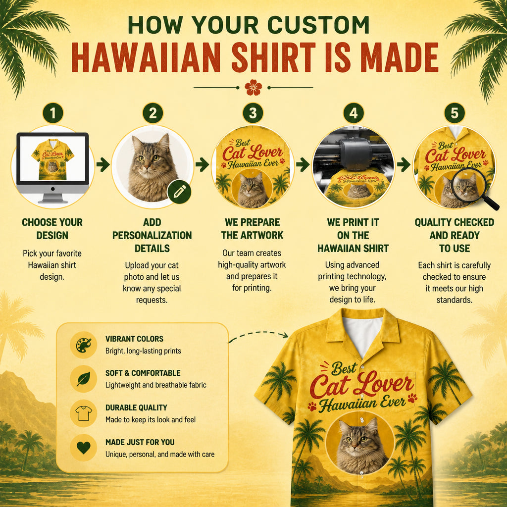 Cat Lover Hawaiian - How it is made