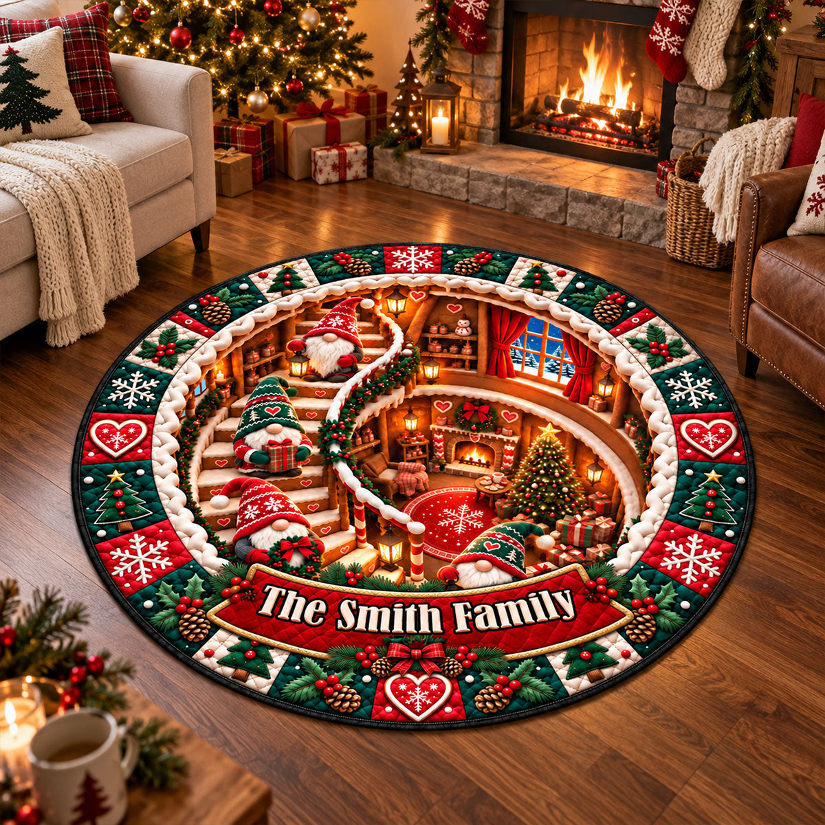 Merry Moments All Season 3D Illusion Quilted Rug - Personalized Quilted Mat eb80f04c-0cb8-4e7d-9788-9014ae679dfb-5.jpg