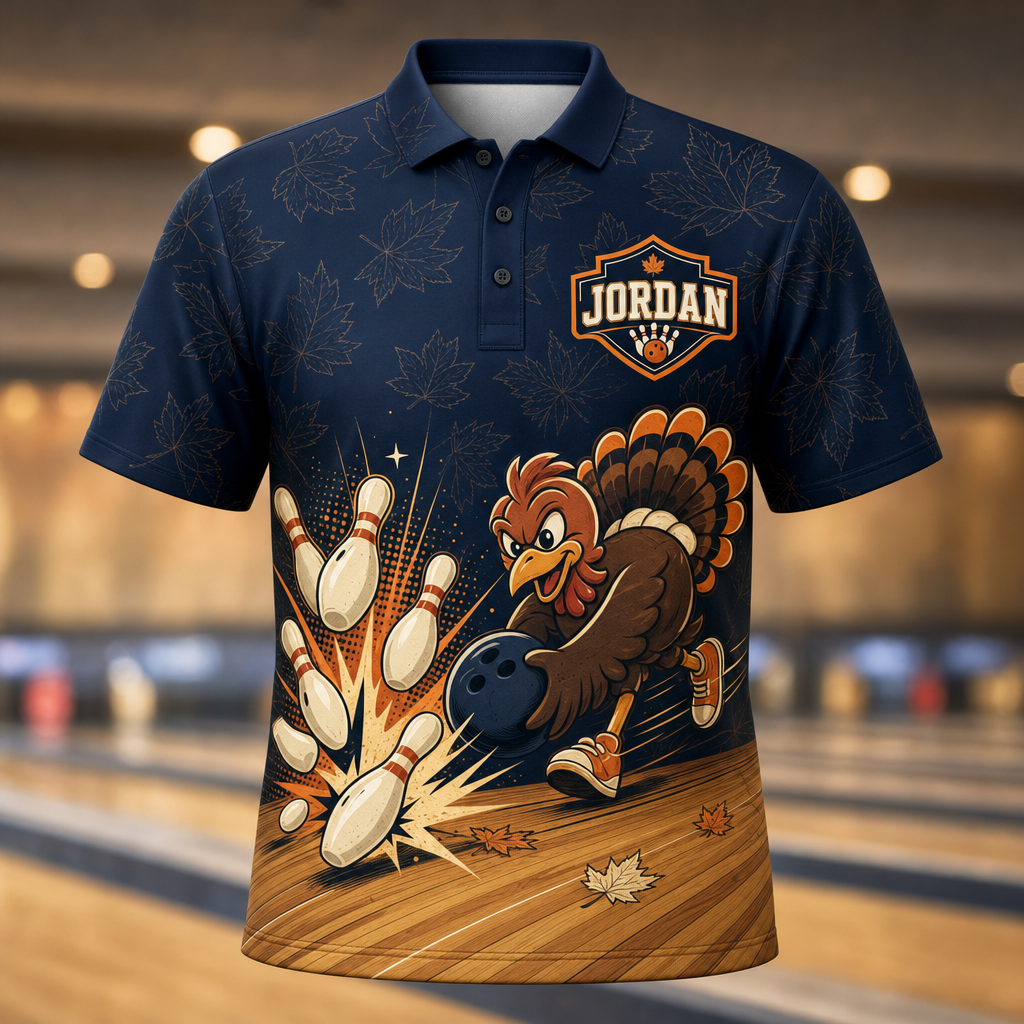 Thanksgiving Turkey Bowling AOP Polo – Custom Team & Player Name - Personalized Polo shirt - All over printed eb9a8f65-7455-4bd5-9ac2-31dc7b910442.png