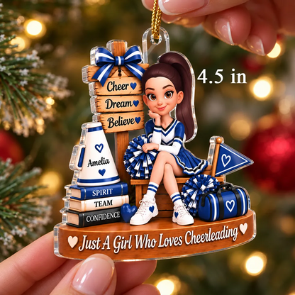 Custom Cheerleading Girl Name - Personalized Acrylic Ornament ec7a3346-d5f0-4236-986a-8c21973ed8a3-ds.png