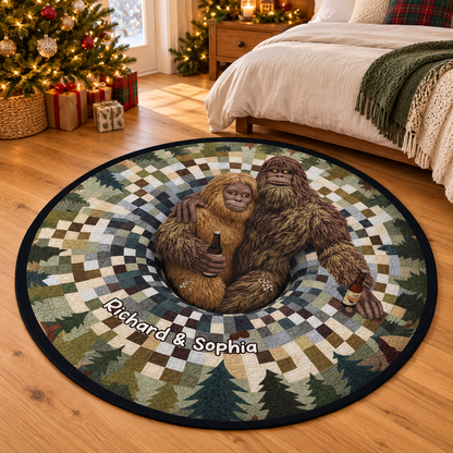 Cozy Forest Escape Round Mat, Halloween Personalized Gifts For Couple edba3a79-09be-4094-800b-a88131f901f1-banner-1.png