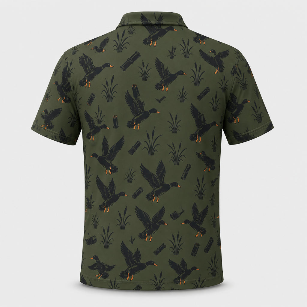 Duck Hunter AOP Polo – Olive Reeds Pattern - Polo shirt - All over printed ede55b17-a376-4566-b300-5677f2514294.jpg