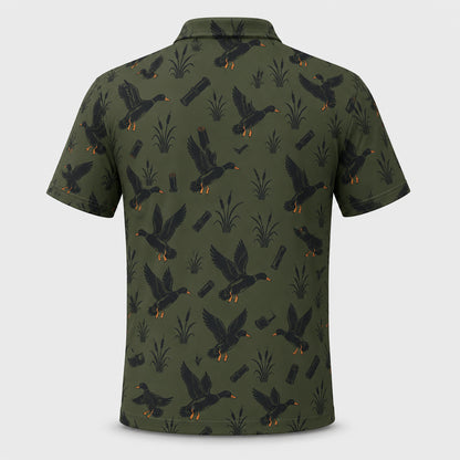 Duck Hunter AOP Polo – Olive Reeds Pattern - Polo shirt - All over printed ede55b17-a376-4566-b300-5677f2514294.jpg