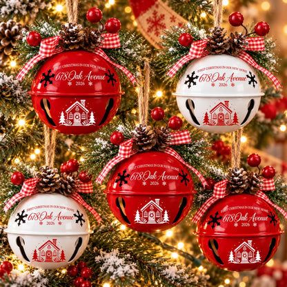 Personalized Our First Home Christmas Jingle Bell Ornament, Xmas Decor Gift, Holiday Keepsake eec17611-33a0-4168-a9e9-7d1bee56c78d-4.jpg