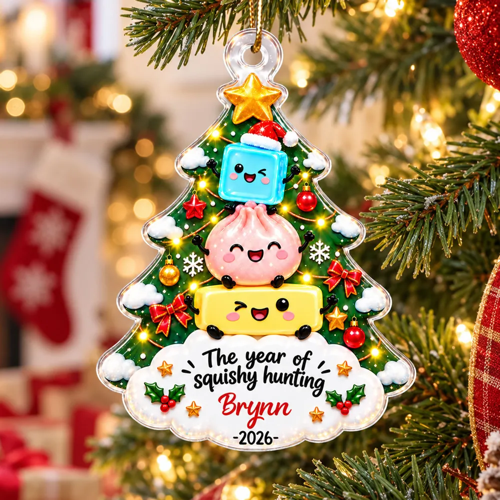 The Year Of Squishies - Personalized Acrylic Ornament - Christmas Gift, Keepsake For Kids, Teenagers ef829c88-b9fb-4985-923a-bcd7dd1aa9a4-banner-3-.png