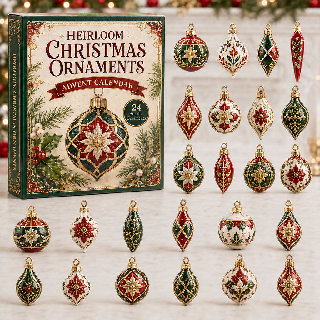 Heirloom Christmas Advent Calendar 2026 - 24-Day Festive Countdown, Acrylic Charms Blind Box - Gift For Christmas Lovers efbdec4a-f6c9-4e83-a98f-96deacbbdfe6-heirloom.jpg