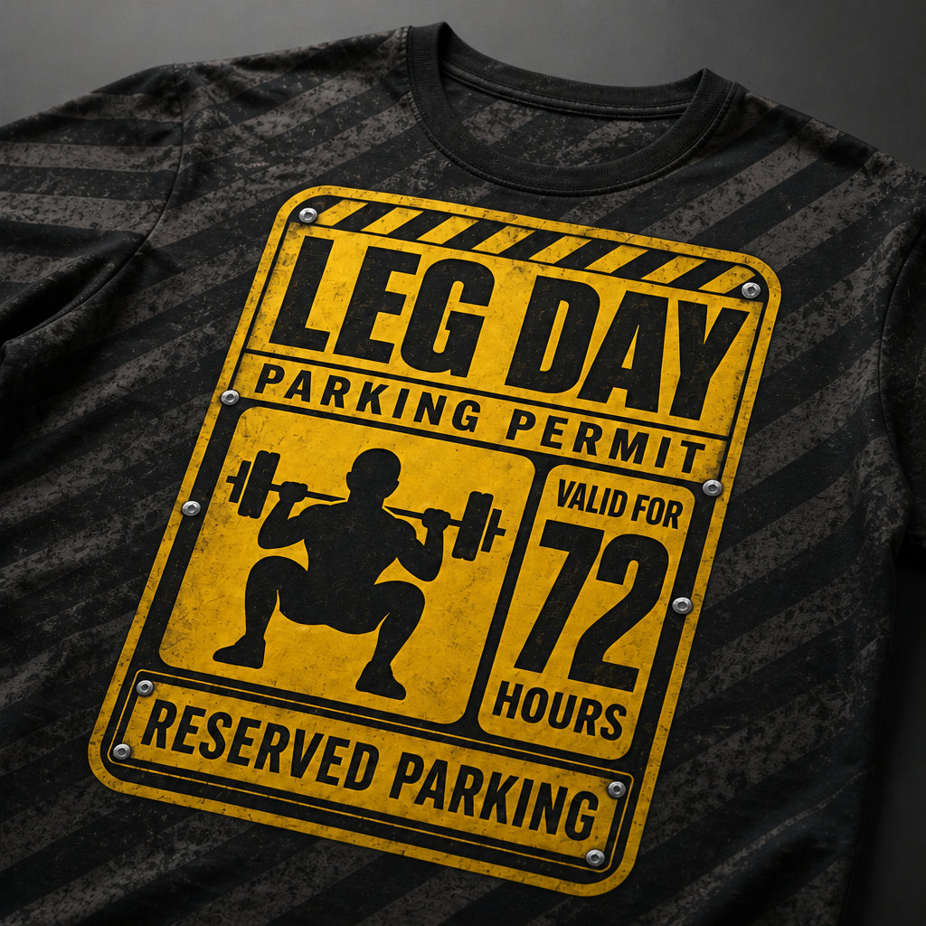 Leg Day Parking Permit – 72 Hours Tee - T-Shirt - All over printed eff25417-c561-4364-bb53-fbd5848a52fc.jpg