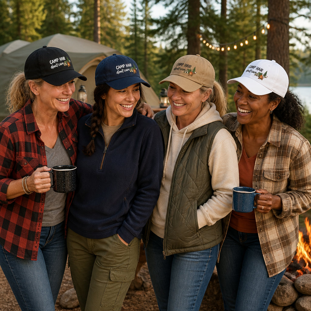 Camp Hair Dont Care Cap - Available in multiple colors