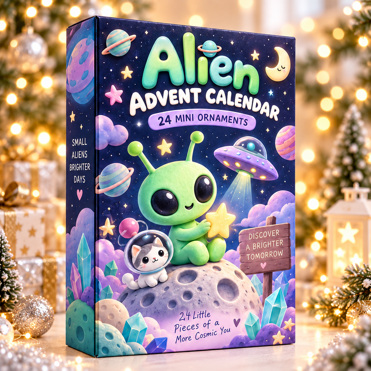 **Alien Advent Calendar 2026 – 24 Mini Space Ornaments with Hanging Strings, Cute Alien UFO Planet Charms, Christmas Countdown Gift for Kids & Space Lovers** f02cac8a-b3e6-4879-9d2e-265d18d542a6-f13.png