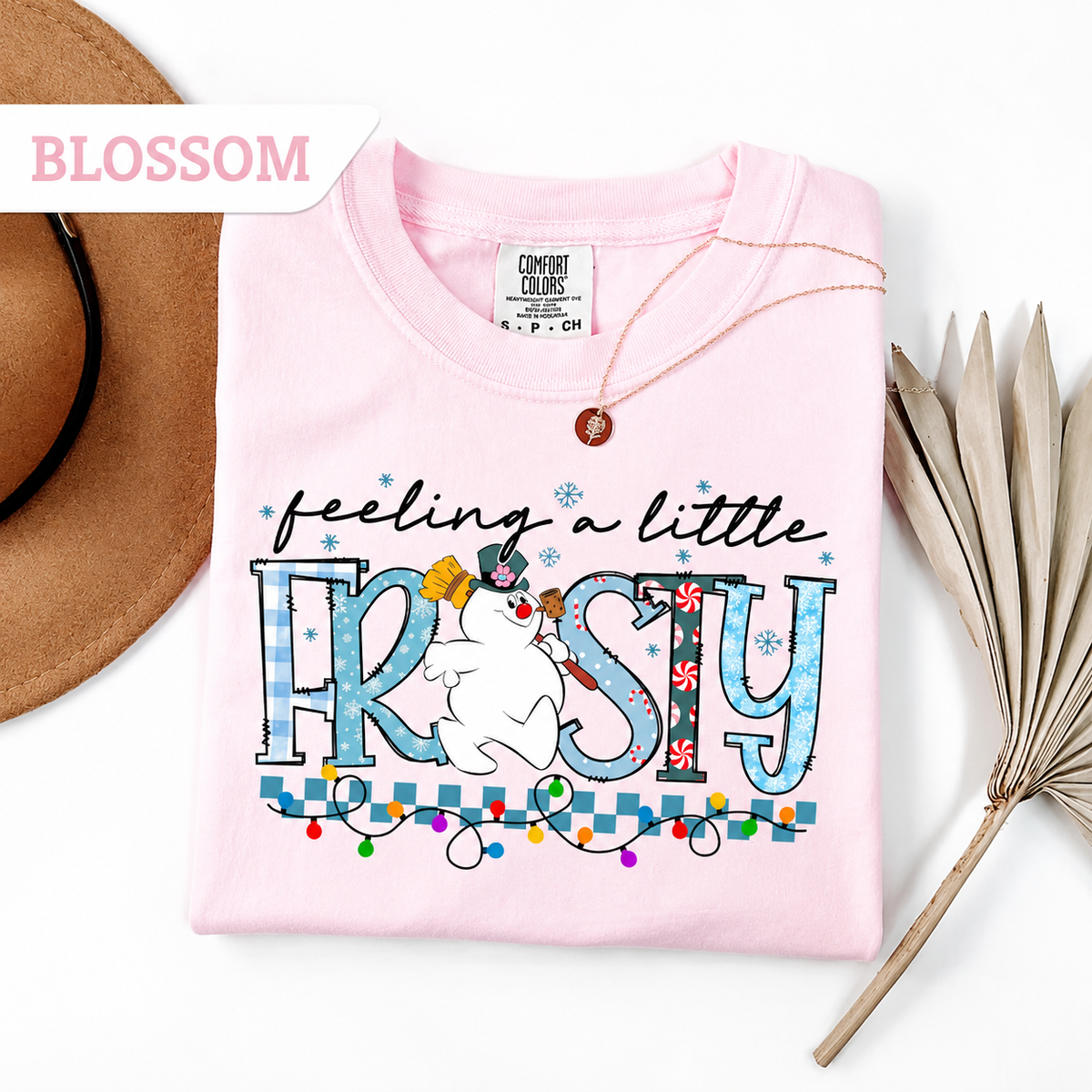 Comfort Colors Feeling A Little Frosty , Cute Snowman Christmas Shirt, Cozy Winter Graphic Shirt, Holiday Gift for Her f04ea869-315c-489d-87c8-cea5b1736704-e4.png