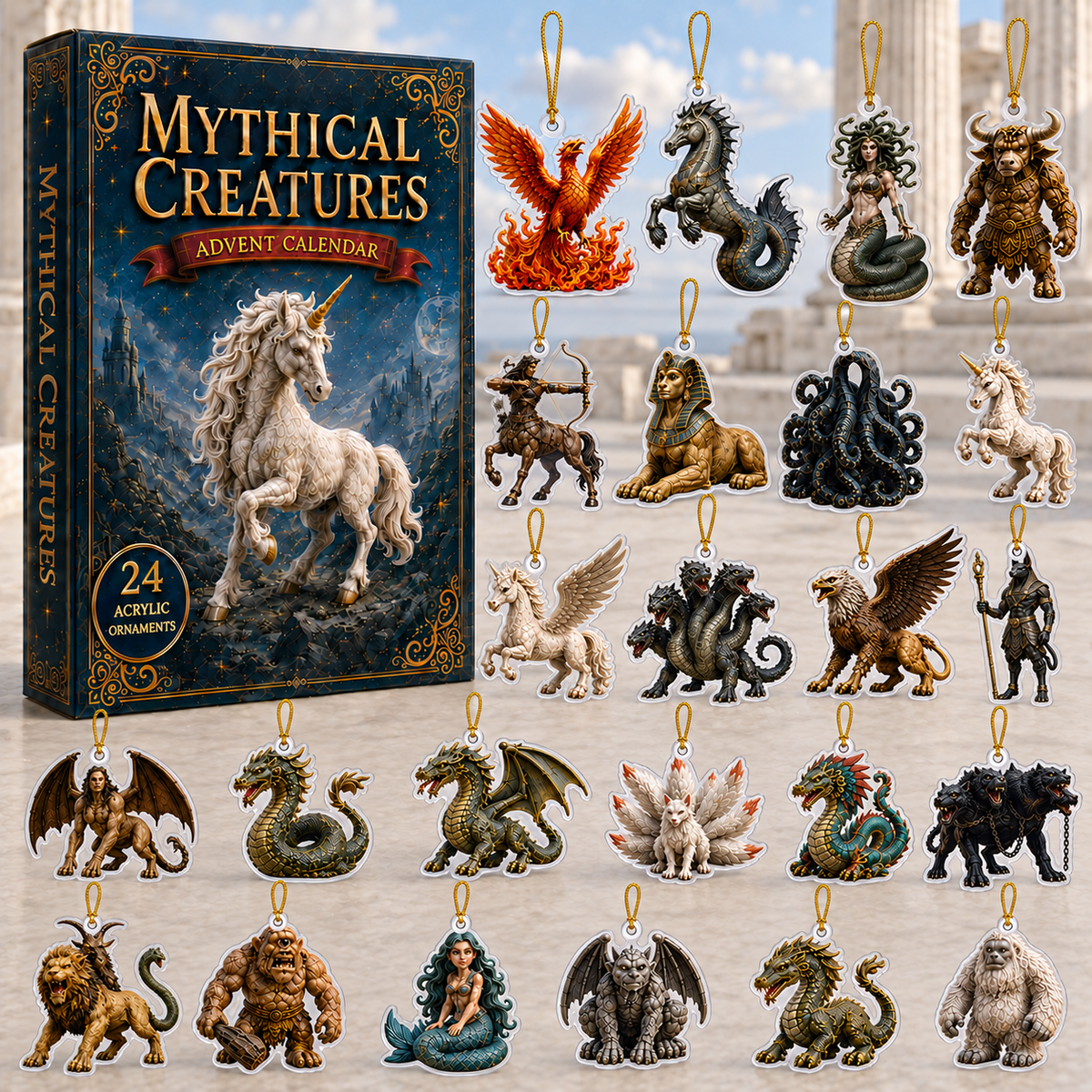Mythical Creatures Advent Calendar 2026 - 24-Day Festive Countdown, Acrylic Charms Blind Box - Gift For Fantasy Lovers f0587f48-9611-4305-b7ed-f468613daaf3-mythical-creatures-box-charms.png