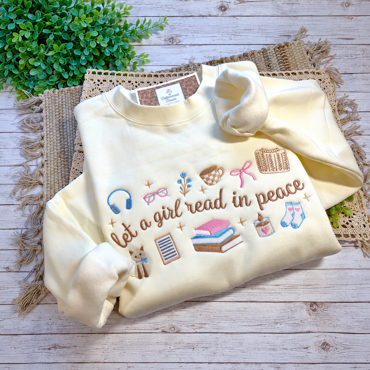Let a Girl Read in Peace Embroidered Sweatshirt/Bookish Gift Crewneck/Book Lover/Booked Weekend/Literature/Fall Sweater Weather/Cozy Season, Gift For Hers f0622ef5-9114-4393-96ec-d44b90665434--i-2.png
