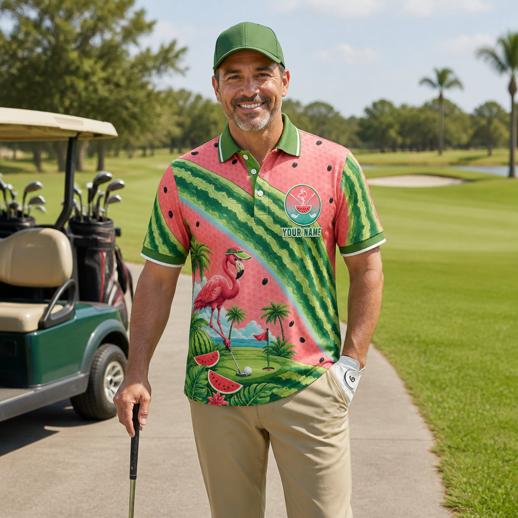 Watermelon Flamingo Golf AOP Polo – Team + Player Name - Personalized Polo shirt - All over printed f0685574-3493-4401-a16f-cfca07485979.jpg