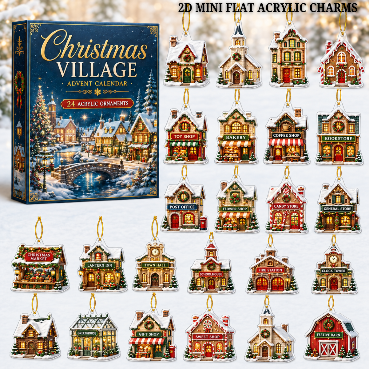 Christmas Village Houses Advent Calendar 2026 - 24-Day Festive Countdown, Acrylic Charms Blind Box - Gift For Family & Friends f06d1e95-5575-46ea-a12f-1dc192793895-christmas-village.png
