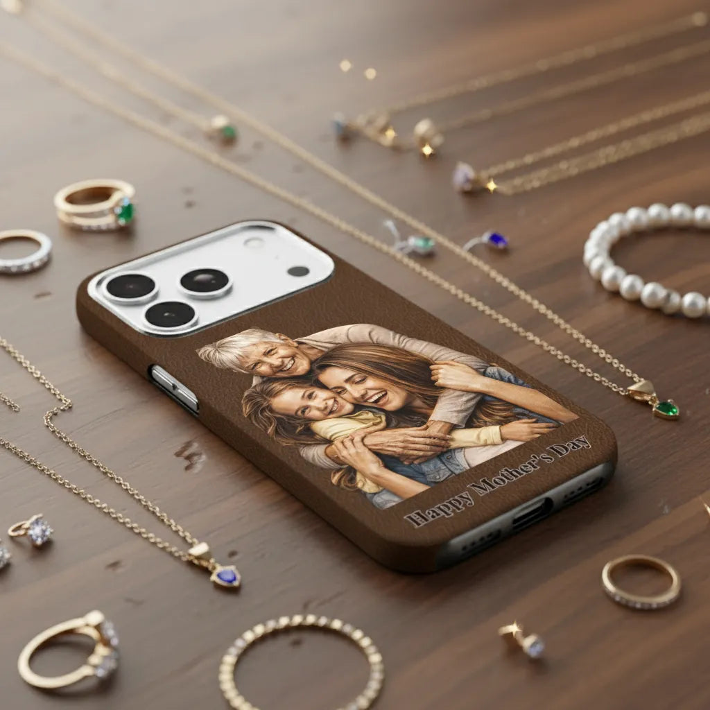 Custom Mom & Baby 3D Relief - Personalized Phone Case