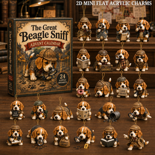 The Great Beagle Sniff Advent Calendar 2026 - 24-Day Festive Countdown, Acrylic Charms Blind Box - Gift For Beagle Lovers f128a082-c2ae-41bd-83aa-e5267035e2db-beagle-text.png