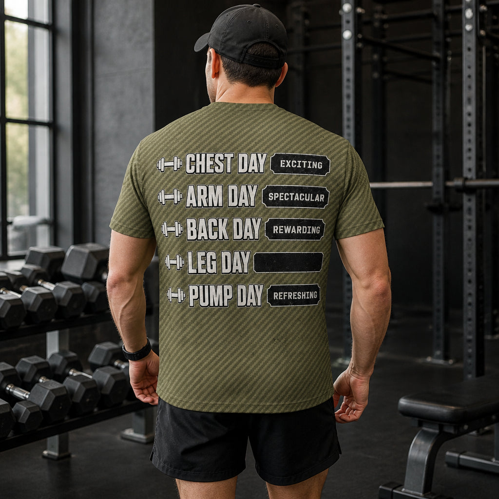 Gym Split List Tee – Leg Day Redacted - T-Shirt - All over printed f193b4bb-c0df-419a-bb6b-07d704ff4a80.jpg