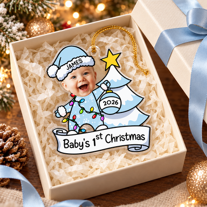 Baby's First Christmas - Personalized Acrylic Photo Ornament f201966b-eaa1-43c8-9896-e13ea4807e91-5.png
