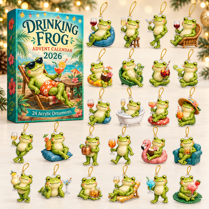 Drinking Frog Advent Calendar 2026 - 24-Day Festive Countdown, Acrylic Charms Blind Box - Gift For Frog Lovers f2028367-6107-4e60-81b8-4c27bff09129-frog-box-charms.png