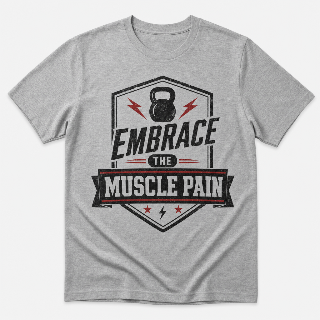 Embrace the Muscle Pain Tee - T-Shirt - All over printed f31b3ac2-a13d-4fc9-84b0-b6a627ab3965.png