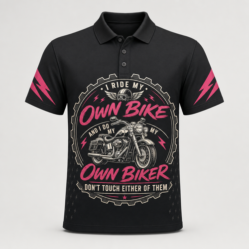 Own Bike, Own Biker — Women’s Biker AOP Polo - Polo shirt - All over printed f32d6f00-2709-41d0-a779-7e504c8d8ed1.png