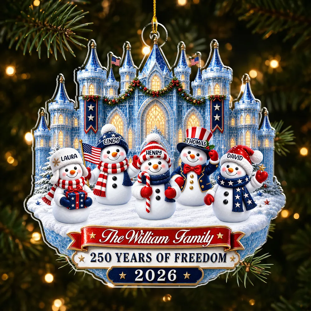 America 250th Anniversary Christmas - Personalized Acrylic Ornament - Christmas Gift For Family f4219d60-42e6-47c1-871d-e793c4f98df3-2_converted.png
