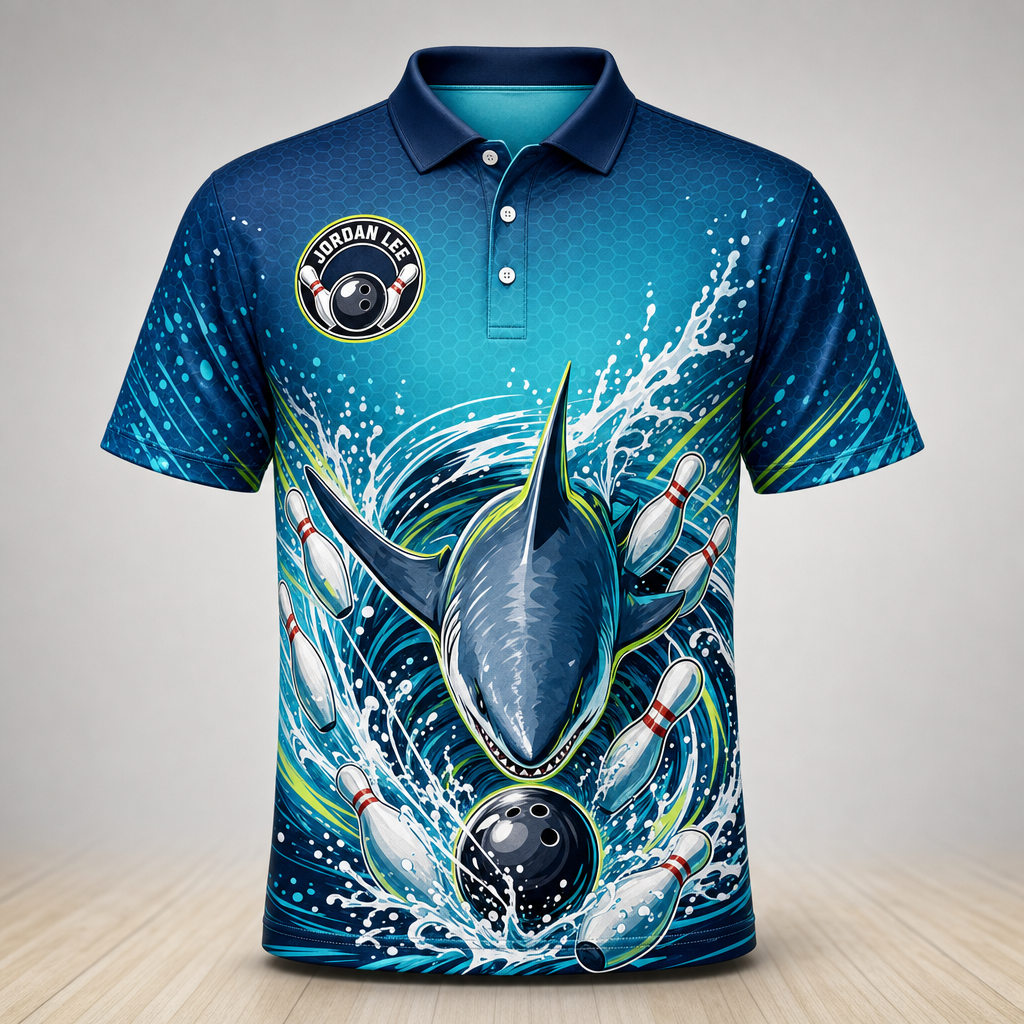 Custom Bowling Shark AOP Polo – Team Name + Player Name - Personalized Polo shirt - All over printed f4406b0a-9c8a-4c7e-a432-62e6327150e1.png