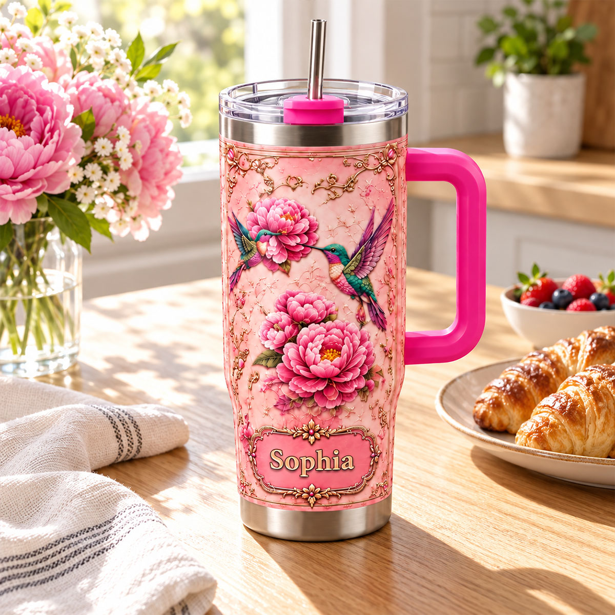 Personalized Floral Hummingbird Peony Tumbler f489c9dc-0961-4b51-add2-02e0a1d3f4bf-4.jpg