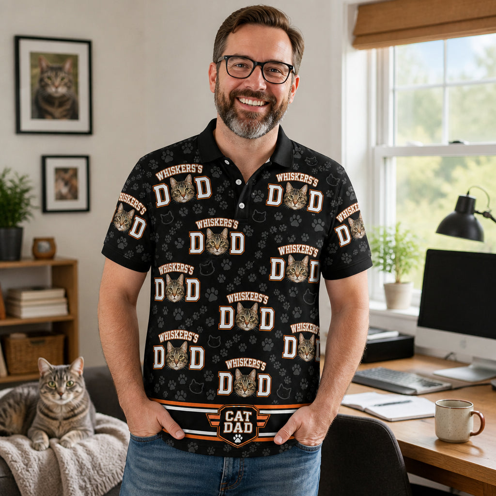 Cat Dad Custom Photo - Lifestyle 1