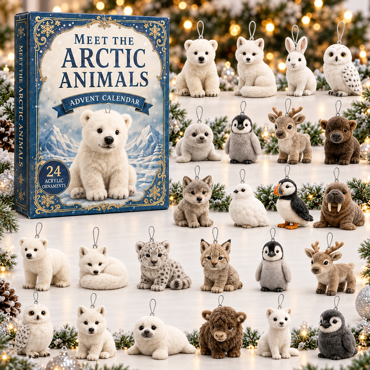 Arctic Animals World Advent Calendar 2026 - 24-Day Festive Countdown, Acrylic Charms Blind Box - Gift For Animal Lovers f60dcfc3-ceba-4fb9-9e57-85fedb593452-arctic-box-charms.png