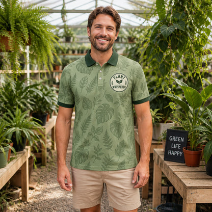 Plant Whisperer Botanical Crest Polo - Polo shirt - All over printed f721e91b-b640-4af3-b6df-38b3566c01df.jpg