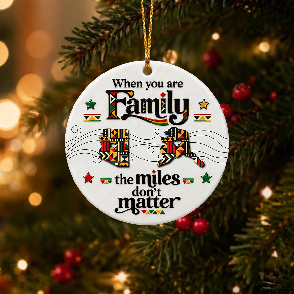 Tribal Pattern Family - Personalized Real 3D Raised Ornament f736d2b6-c182-4d28-818f-014ffc33579d-1.png
