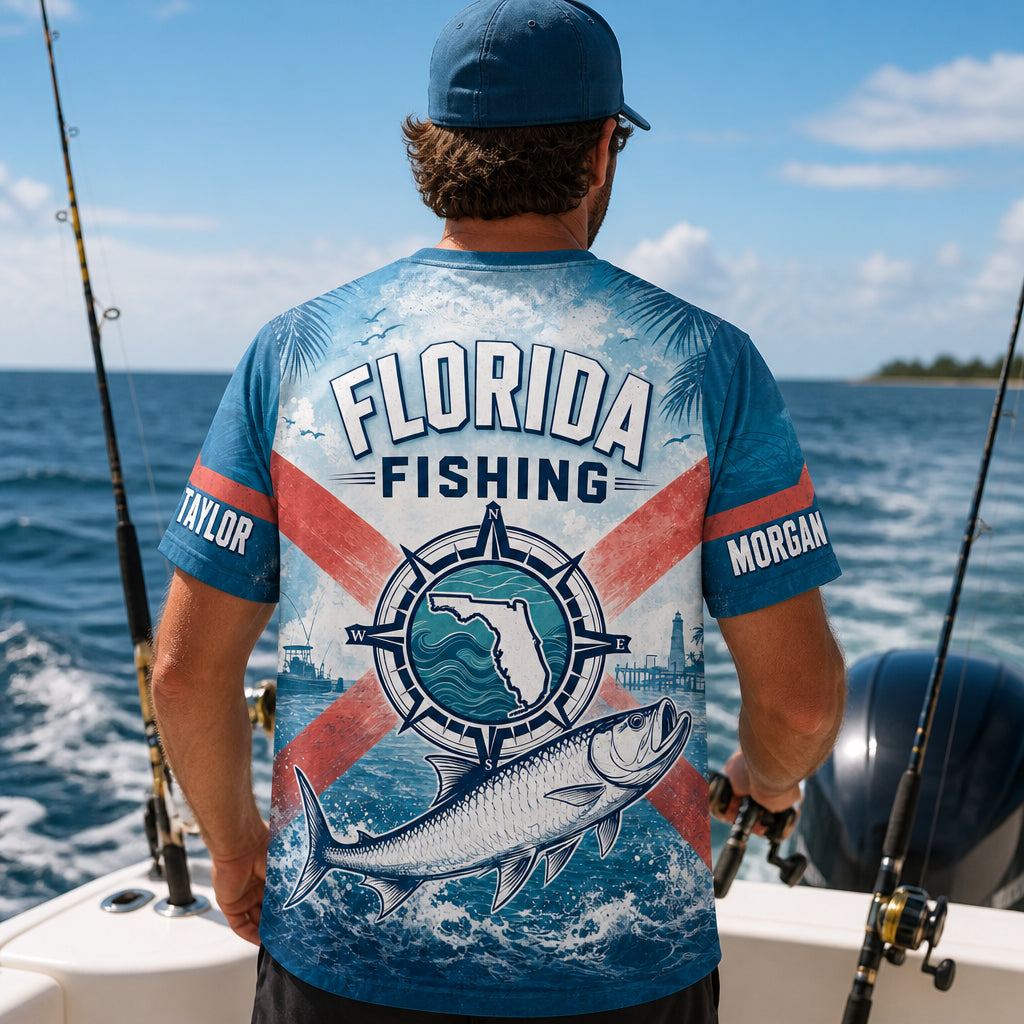 Florida Fishing AOP Tee - Personalized Sleeve Names - Personalized T-Shirt - All Over Printed f76cbb78-e7e3-456e-b427-d5007e2afdba.jpg