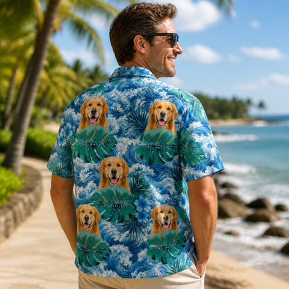 Custom Dog Face Tropical Hawaiian - Lifestyle 2