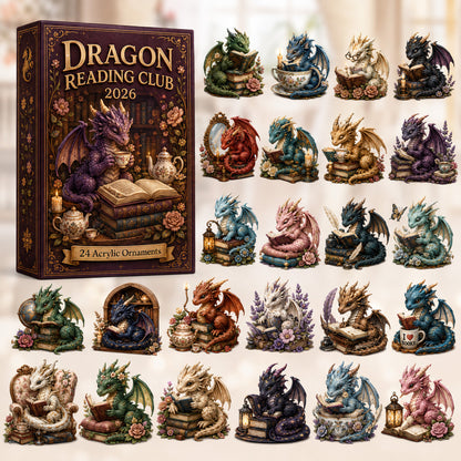 Dragon Reading Club Advent Calendar 2026 - 24-Day Festive Countdown, Acrylic Charms Blind Box - Gift For Dragon Lovers f8104d2b-da0c-4e0e-bb8d-c79eba95eaae-reading-dragon.jpg