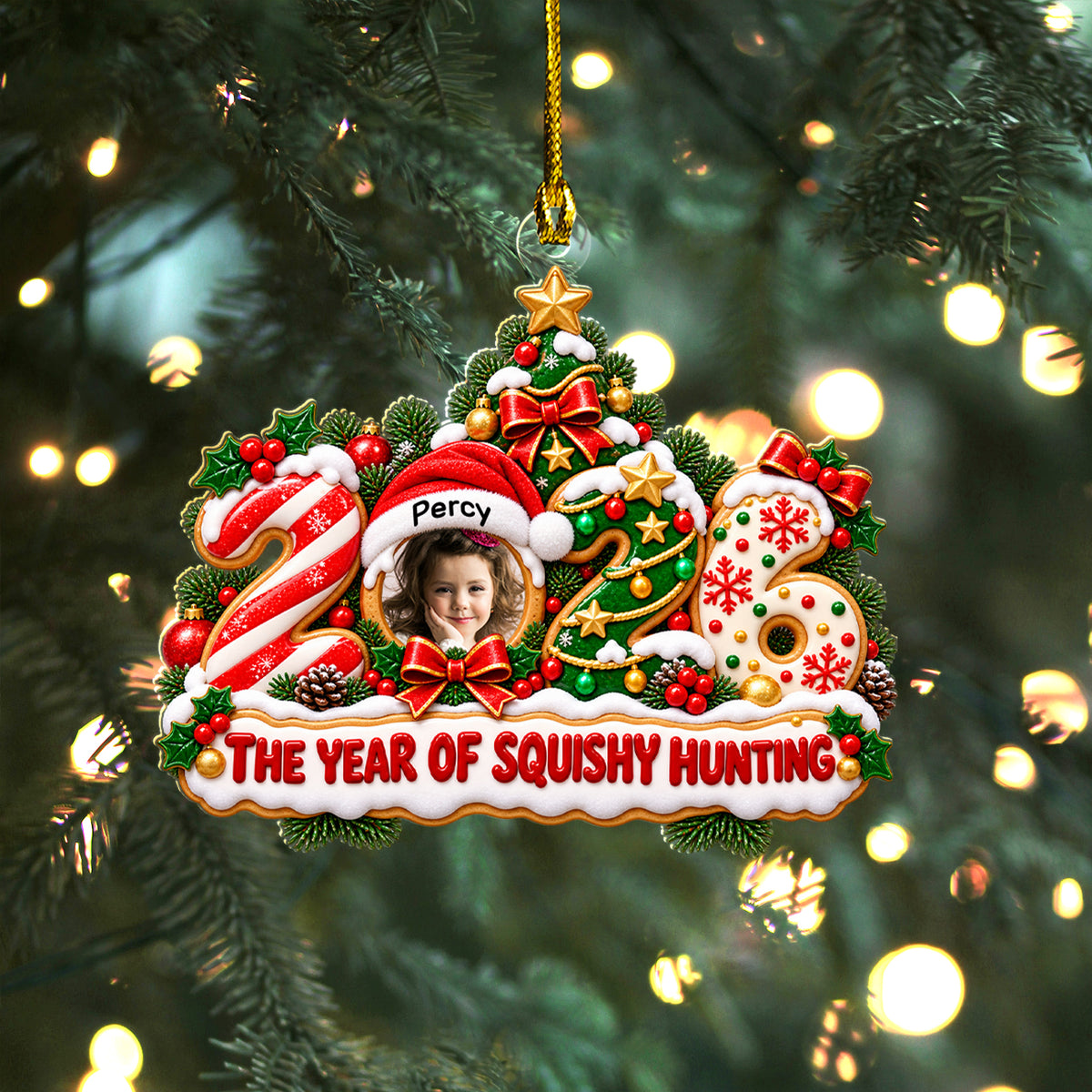 The Year Of Squishy Dumpling Hunting - Personalized Acrylic Ornament - Christmas Acrylic Ornament f86703f8-6c23-4482-83f3-6d4e4efdcbbd-2.jpg