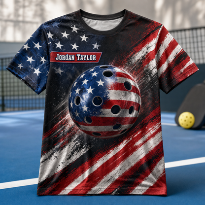 Patriotic Pickleball AOP Team Tee – Personalized Team Name & Player Name - Personalized T-Shirt - All over printed f86be300-8b88-44a1-86d6-a9b9335619a4.png