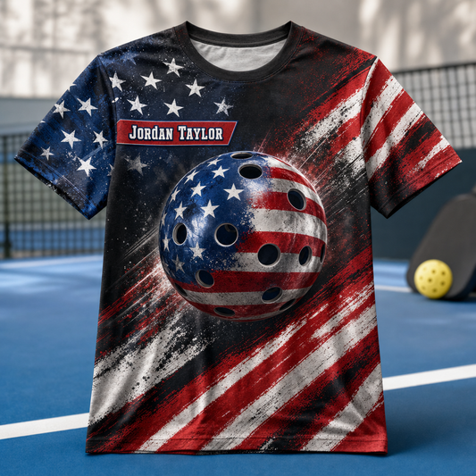 Patriotic Pickleball AOP Team Tee – Personalized Team Name & Player Name - Personalized T-Shirt - All over printed f86be300-8b88-44a1-86d6-a9b9335619a4.png