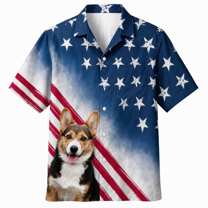 Custom Photo Veteran Memorial Hawaiian Shirt - Hero