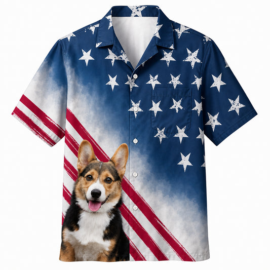 Custom Photo Veteran Memorial Hawaiian Shirt - Hero