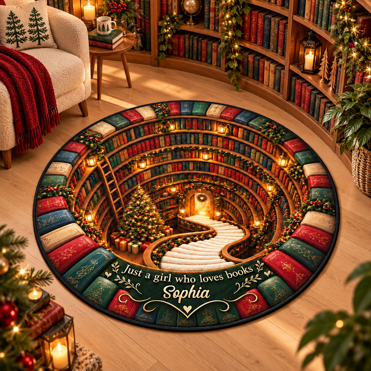 Welcome To My Cozy Corner Book Lovers 3D Illusion Quilted Rug - Personalized Quilted Mat f8bc54ad-c5fd-4313-8a85-58da653bc24d-3.jpg